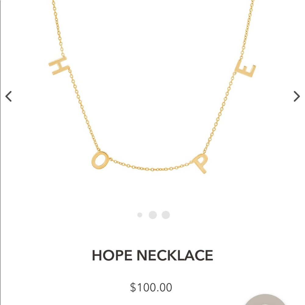 BYCHARI Hope Necklace Gold